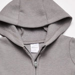 Hanes, Zippin Soft 4-way Stretch Fleece Hoodie, Babies and Toddlers, CHARCOAL, 12-18 Months