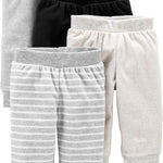 Simple Joys by Carter's unisex-baby 4-pack Fleece Pants