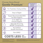 Amazon Brand - Mama Bear Gentle Premium Baby Formula Powder, DHA for Brain Support, Gentle Immune Blend 6, 2'FL HMO, For Fusiness, Crying & Gas, 21.5 oz, 1.34 pound (Pack of 1)