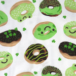 HonestBaby Celebration 2-Piece Pajamas Sleepwear PJs 100% Organic Cotton for Baby, Toddler, Kids, Shamrock Sprinkles
