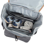 Fisher-Price Drawstring Diaper Bag Backpack with Wipes Pocket, Insulated Bottle Compartment, Stroller Straps