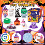 Halloween Light Up Bath Toys for Toddlers Kids, 9 Pack No Hole Bath Toys LED Light Bath Time Water Toys for Bath Tubs Bathroom, Halloween Toys for Kids Toddlers Boys Girls Halloween Party Favors Gifts