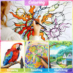 Art Supplies Kids Stocking Stuffers Teens,12 Rainbow Colored Pencils,Tween Teen Girl Gift Trendy Stuff 9-12,Arts Crafts Girl 8-12,Age 4 5 6 7 9 10 11 Year Old Girls Gifts Birthday Boys Cute Fun Cool