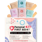 First Aid Emergency Medical Kit Mini and Travel Size - | Great for Kids, Schools, Business, Hiking, Camping | Wound Care Products (Abstract) (1)