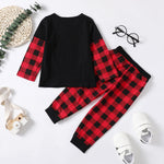 Kucnuzki 2T Boy Clothes Toddler Baby Boy Outfits Long Sleeve Shirts Sweatshirt with Pants 2Pcs Fall Winter Clothes Set 2-3T