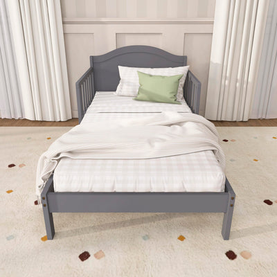Dream On Me Sydney Toddler Bed in Steel Grey, Greenguard Gold Certified