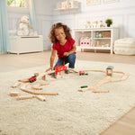 Melissa & Doug Swivel Bridge Train Set