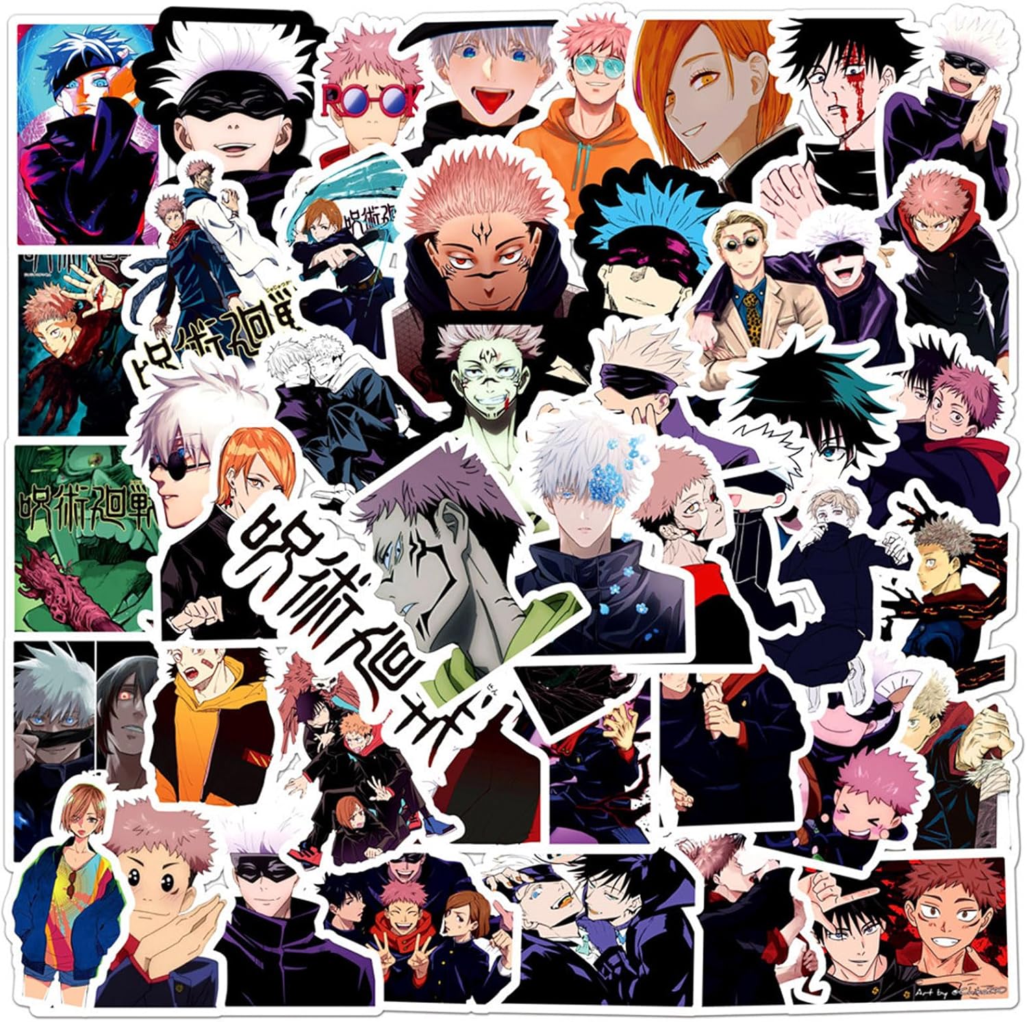 Cool Classic Anime Dragon and Ball Stickers for Water Bottles,Laptop,Birthday Party Supplies Party Decorations Party Favors (Black)