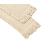Lilax Little Girls' Knit Long Sleeve Button Closure Bolero Cardigan Shrug (2 Years, Beige)