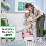 Ingenuity Prepare to Potty 3-in-1 System - Potty Training Toilet, Topper, Step Stool, Easy Setup, Pink, For Toddlers 18 Months+