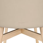 babyletto x GATHRE Capsule Bassinet in Vegan Millet Leather, Wipeable & Water Resistant