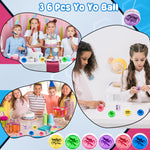 36 Pack Led Light up Yo Yo Bulk Light up Responsive Ball Colorful Beginner Yo Yo Ball for Kids Birthday Party Goodie Bag Fillers Classroom Rewards, 6 Colors