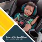 Safety 1st Grow and Go All-in-One Slim Convertible Car Seat, Rear Facing, 5-40 lbs, Forward Facing (30–65 lbs), High Back Booster Seat 40-100 pounds, Alaskan Blue