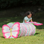 Melissa & Doug Sunny Patch Cutie Pie Butterfly Crawl-Through Tunnel Indoor Outdoor Baby Tunnel Crawl Developmental Activity Toy