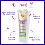 California Baby Calendula Cream (Unscented) | 100% Plant-Based Moisturizer | Soothing Unscented Baby Lotion | Hypoallergenic Lotion | 1.8 oz / 51g