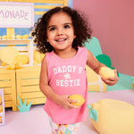 Garanimals Baby & Toddler Girl Icons Tank Tees - Kid's Sleeveless Tank Top - Size 3-6 Months - Light Blue, Yellow, Purple, White, Pink - 5 Pack