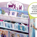 Delta Children Deluxe Toy and Book Organizer, Disney Frozen II