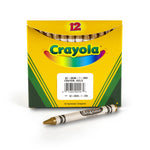 Crayola Crayons, Gold, Single Color Crayon Refill, 12 Count Bulk Crayons, School Supplies