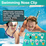 28 Pcs Swimming Nose Clip for Kids Age 7+ and Adults, 7 Colors