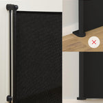 Momcozy Auto Lock Retractable Baby Gate, Safety Gate for Baby and Pet, 33” Tall, Extends to 55” Wide, Mesh Safety Dog Gate for Stairs, Indoor, Outdoor, Doorways, Hallways