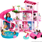 Barbie DreamHouse, Doll House Playset with 75+ Pieces Including Toy Furniture & 3-Story Pool Slide, Pet Elevator & Puppy Play Areas