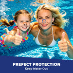 18 Packs Swimming Nose Clip Ear Plugs,Reusable Silicone Nose Plugs with Ear Plugs for Adults and Kids, Multi-Layer Waterproofing,Multi-Color,for Pool,Diving,with Storage Box