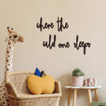 Where The Wild One Sleeps Toddler Boys Room Decor Playroom Wall Decor Wooden Wall Art Decoration for Boys and Girls