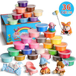 ifergoo Modeling Clay Kit - 36 Colors Magic Air Dry Ultra Light Clay, Safe & Non-Toxic, Great Toy Gift for Boys and Girls