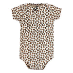 Hudson Baby Unisex Baby Cotton Bodysuits, Cinnamon Pink Prints, 12-18 Months