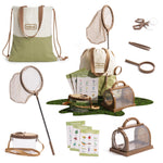 ROBUD Bug Catcher for Kids, Bug Catcher Kit with Bag Kit, Outdoor Exploration Set for Camping, Montessroi Toy for Kids Coming Closer to Nature，WRP07