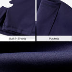 PATPAT Girls Skirt Sets Size 7-8 Years, Navy Blue Crop Tank Tops and Elastic Waisted Skorts 2 Piece Outfits, Girls Workout Outfits, Activewear Athletic Sets Summer Clothes