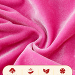 Kucnuzki Baby Girl Clothes 6 9 12 Months Girl Winter Clothes Birthday Tutu Velvet Fairy Dress Long Sleeve Hot Pink Knee Length Holiday Party Dress Baby Outfit
