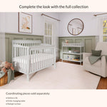 Dream On Me Ashton 4-In-1 Convertible Crib In Grey, Greenguard Gold, JPMA Certified, Non-Toxic Finishes, Features 4 Mattress Height Settings, Made Of Solid Pinewood