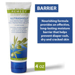 Medline MSC094534 Remedy Nutrashield Skin Protectant, (4 ounce), for use as a barrier cream, or dry or chapped skin, diaper rash, incontinence, IAD, or irritated skin