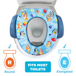 Bluey Soft Potty Seat - Potty Training Toilet Seat, Soft Cushion, Baby Potty Training, Safe, Easy to Clean