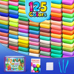 ESSENSON Air Dry Clay 125 Colors, Modeling Clay for Kids, DIY Molding Magic Clay, Gift for Kids