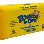 Ricitos de Oro Baby Wipes Baby Wipes with Chamomile Extract and Aloe Vera 80 cont.