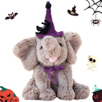 Hopearl Adorable Plush Calf Elephant Toy Floppy Elephish Ultra Soft Stuffed Animal for Boys Girls Kids Toddlers, Gray, 9''