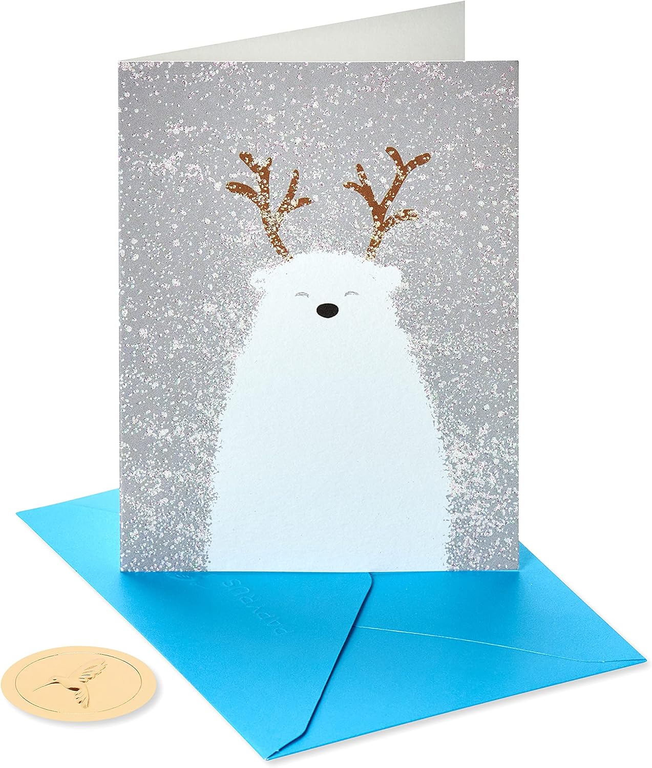 Papyrus Boxed Christmas Cards with Envelopes, Holiday Cheer, Polar Bear (20-Count)