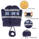 Baby-Winter-Knit-Mittens Soft Warm-Gloves Infant Newborn No Scratch Mittens 0-2 Years