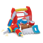 Melissa & Doug Toolbox Fill and Spill Toddler Toy with Vibrating Drill (9 pcs)
