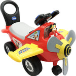 Kiddieland Disney Mickey Mouse Plane Light & Sound Activity Ride-On, 20.5" x 18" x 15.375"