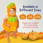 Dress Up America Baby Pumpkin Costume – Adorable Halloween Jack-O-Lantern Costume For Toddlers