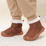 Baby Snow Boots Toddler Girl Boy Warm Winter Boots Brown 12-18 Months