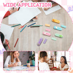YooNotee 6 Set Cute Retractable Erasers with Refills Bulk Kawaii Cartoon Fun Push Pull Sliding Erasers for Teacher Rewards Gift Party Favor Supplies Office Accessories (Elegant)