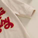 FYBITBO Infant Baby Boy Girl Clothing Santa Long Sleeve Jumpsuit Romper Newborn First Christmas Outfit One Piece Clothes