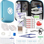 276PCS First Aid Kit Home Car Camping Hiking Emergency Supplies Small Compact Lovely Bag for School Outdoor, Basic Outdoor Essentials Survival Kit for Travel AMORNING