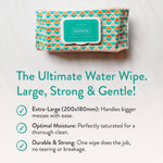 JOONYA Unscented Baby Wipes — Plant-Based, Fragrance-Free Bulk Diaper Wipes | Hypoallergenic, Non-Toxic & Biodegradable Wet Wipes for Sensitive Newborn Skin | 12 Packs of 80 (960 Total)