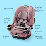 Graco 4Ever DLX 4-in-1 Car Seat, Maven | Infant to Toddler Car Seat, with 10 Years of Use | Rear-Facing, Forward-Facing and Booster Modes | Safe, Comfortable and Convenient