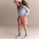 Otter Avenue Neutral Short-Sleeve Relaxed Tee, Blue, 2T